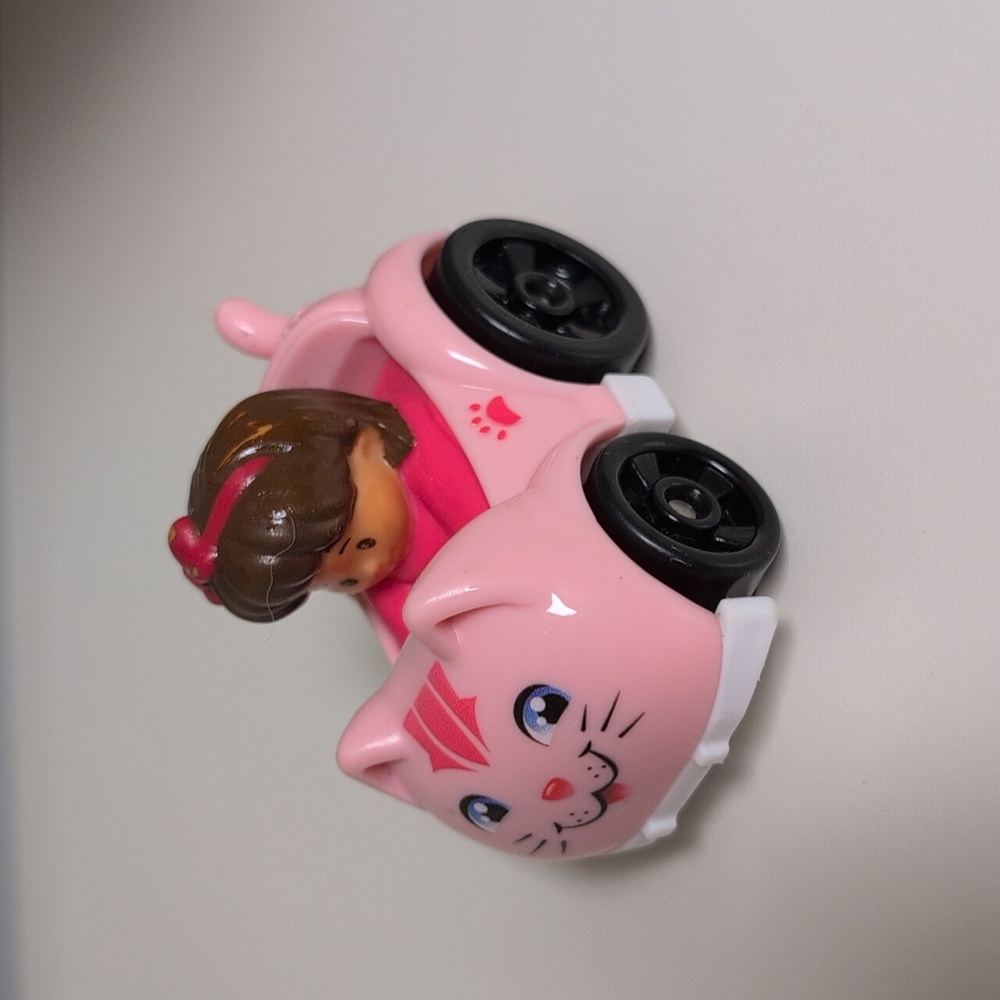 *RARE* Little People Wheelies Mia, Pink Kitty Cat Car, Rare, HTF, 2015 - Picture 2 of 5